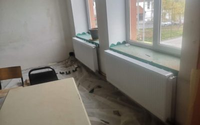 Се интензивира реконструкција на училишната зграда на ПУ с.Мешеишта